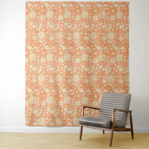 Tenture Tulipe sauvage de William Morris, Art floral orang