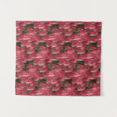 Tenture Tulipes roses florales (Devant (Horizontal))