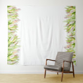 Tenture Tulipes roses | Fond de photo de mariage (En situation (horizontale))