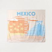 Tenture Tulum, Mexique, Art Voyage, Plage d'été (Devant (Horizontal))