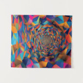 Tenture Tunnel de prisme kaléidoscopique (Devant (Horizontal))