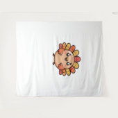 Tenture turquie d'action de grâces kawaii T-shirt classiqu (Devant (Horizontal))