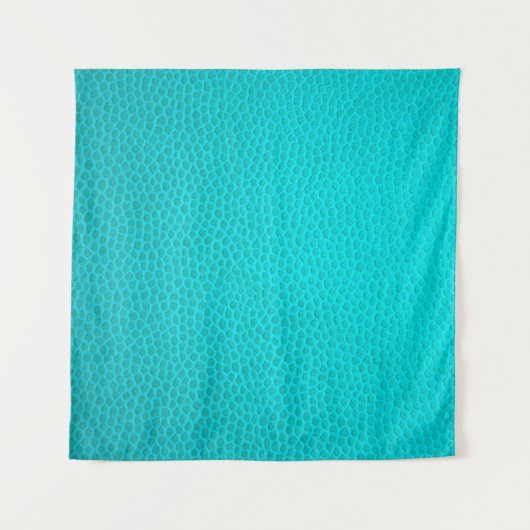 Tenture Turquoise leather skin texture skin (Devant)