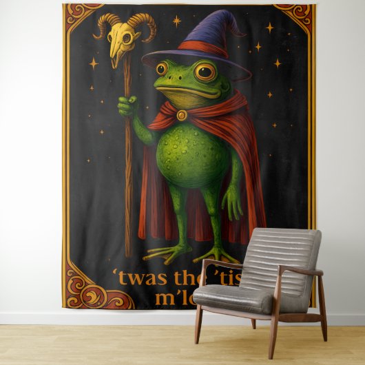 Tenture T'was The 'Tism M'Lord Frog Meme Autism Awareness (En situation)