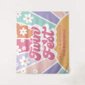 Tenture Twin Fest Rainbow Sunshine (Devant)