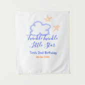 Tenture Twinkle scintillement petite étoile anniversaire v (Devant)