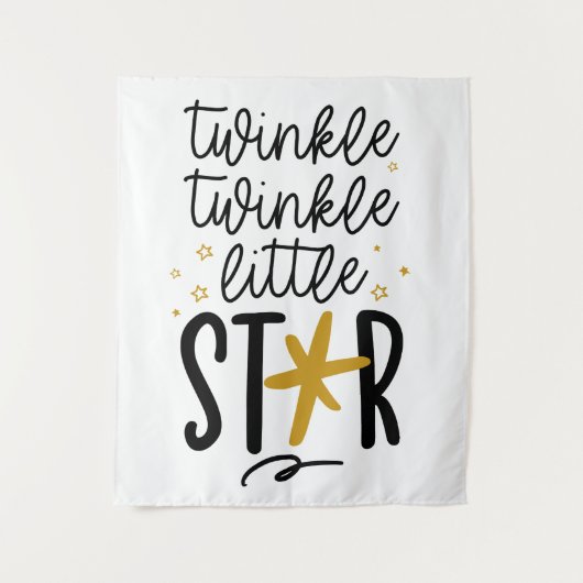 Tenture Twinkle Twinkle Little Star Doodle (Devant)