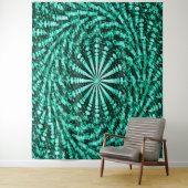 Tenture Twirlin' green.... (En situation)