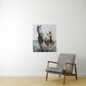 Tenture Two Paint Horses (En situation)