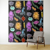 Tenture Types de bactéries (En situation)