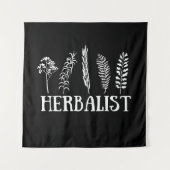 Tenture Types d'herbes médicinales herboriste (Devant)