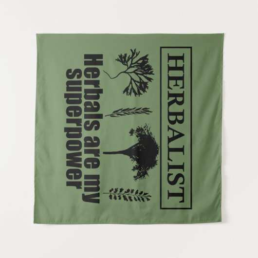 Tenture Types d'herboristes (Devant (Horizontal))