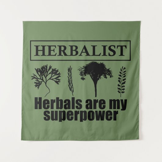 Tenture Types d'herboristes (Devant)