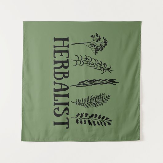 Tenture Types d'herboristes (Devant (Horizontal))