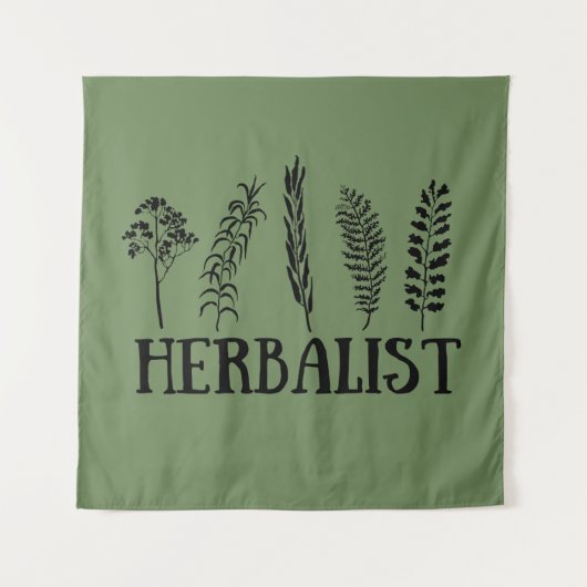 Tenture Types d'herboristes (Devant)