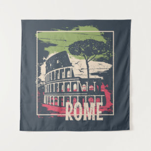 Tenture Typographie de Rome : Poster Tour Eiffel.