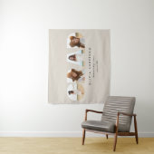 Tenture Typographie géométrique moderne diplôme d'arc phot (En situation)