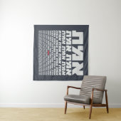 Tenture Typographie hébraïque "EMMET" - Lumière "La Vérité (En situation (horizontale))