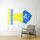 Tenture Ukraine forte (En situation (horizontale))