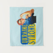 Tenture Ukraine Rosie forte le Riveter (Devant)