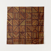 Tenture Un affrontement sans faille entre Africains et mot (Devant (Horizontal))