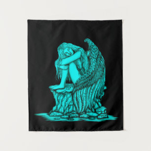 Tenture Un ange endormi sur la pierre