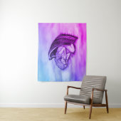 Tenture Un Ange endormi sur les nuages des cieux (En situation)