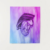 Tenture Un Ange endormi sur les nuages des cieux (Devant)