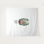 Tenture Un animal sauvage fainéant (Devant (Horizontal))