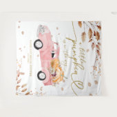 Tenture Un Baby shower D'Automne Un Peu Citrouille (Devant (Horizontal))