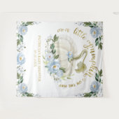 Tenture Un Baby shower D'Automne Un Peu Citrouille (Devant (Horizontal))