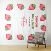 Tenture Un Baby shower de fraise doux Berry (En situation (horizontale))