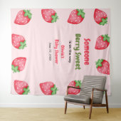 Tenture Un Baby shower de fraise doux Berry (En situation (horizontale))