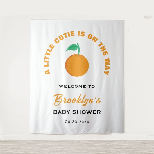 Tenture Un Baby shower neuronal Un peu juste (Devant)