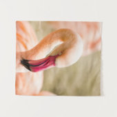 Tenture Un Beau Flamant rose Rose (Devant (Horizontal))