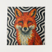 Tenture Un beau renard rouge (Devant)