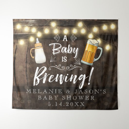 Tenture Un bébé brasse du Baby shower