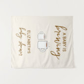 Tenture Un bébé brasse du Baby shower (Devant (Horizontal))