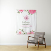 Tenture Un bébé est en train de brasser la fête avec le th (En situation)