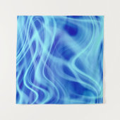 Tenture Un brouillard bleu mystique (Devant (Horizontal))