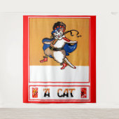 Tenture Un chat (Devant)
