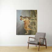 Tenture Un chien de St Bernard (En situation)