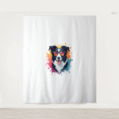 Tenture Un chien mignon Bordure Collie [RB#10009] (Devant)