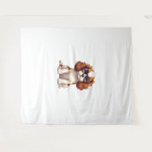 Tenture Un chien mignon, le roi Charles Spaniel (Devant (Horizontal))