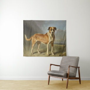 Tenture Un chien St Bernard