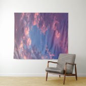 Tenture Un ciel de bonbons en coton (En situation (horizontale))