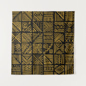 Tenture Un clash africain : une tribu ethnique sans coutur (Devant)