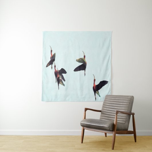 Tenture Un coin d'imbéciles en vol (En situation (horizontale))