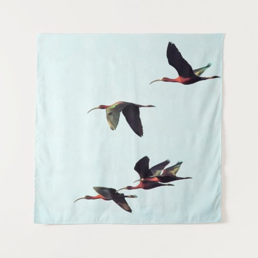 Tenture Un coin d'imbéciles en vol (Devant)