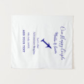 Tenture Un couple heureux, que l'aventure du mariage comme (Devant (Horizontal))